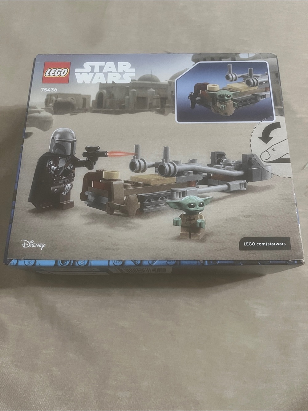 Star Wars Mandalorian and Grogu Movie Poster & Lego Set 5/4/26 Exclusive NEW - Picture 7 of 7